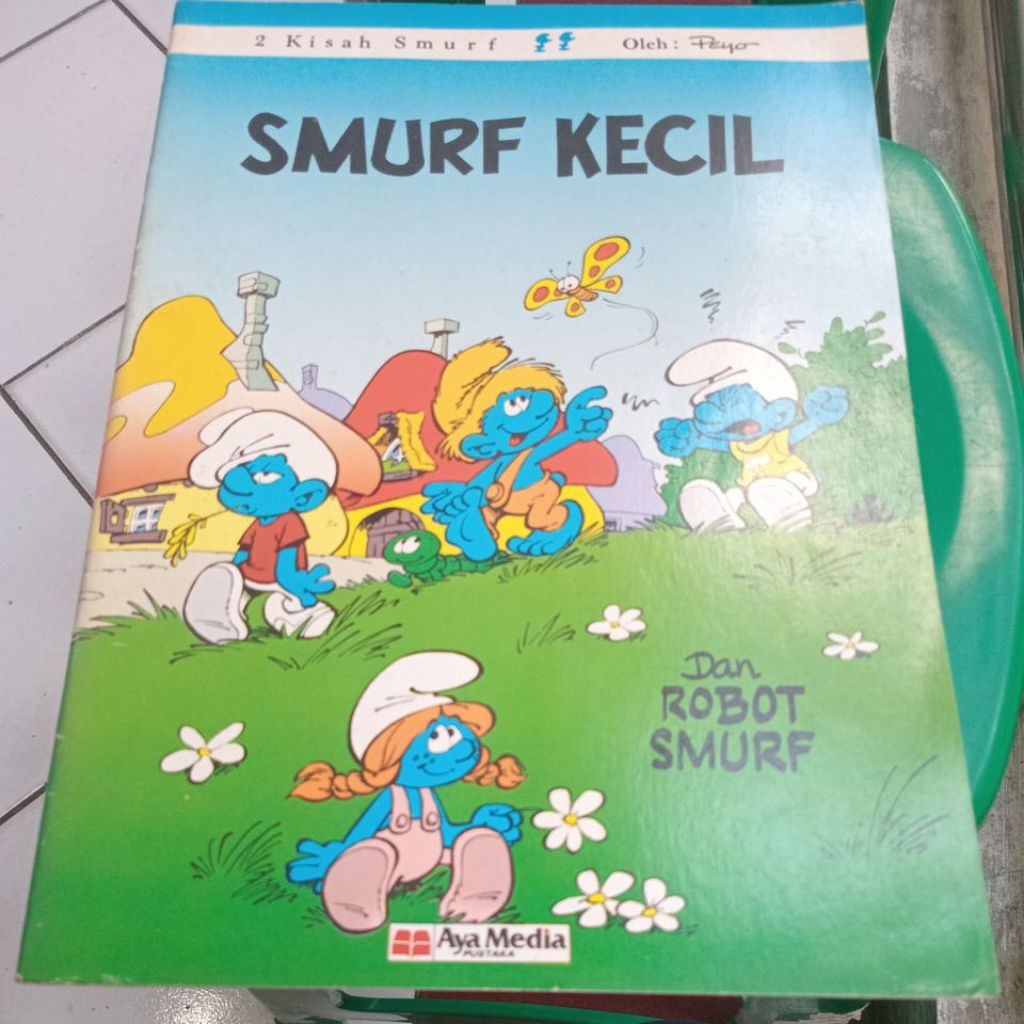 BUKU KOMIK SMURF KECIL Dan ROBOT SMURF SECOND ORIGIN
