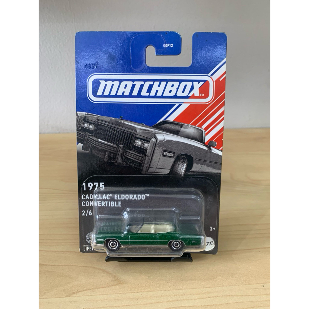 matchbox 1975 cadillac eldorado convertible hijau