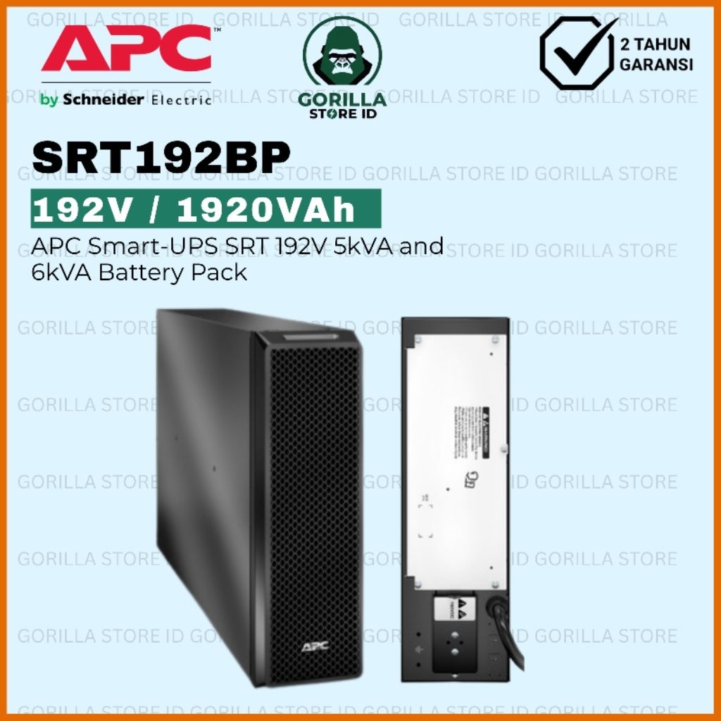 UPS APC SRT192BP SMART UPS SRT 192V 5Kva and 6Kva Battery Pack
