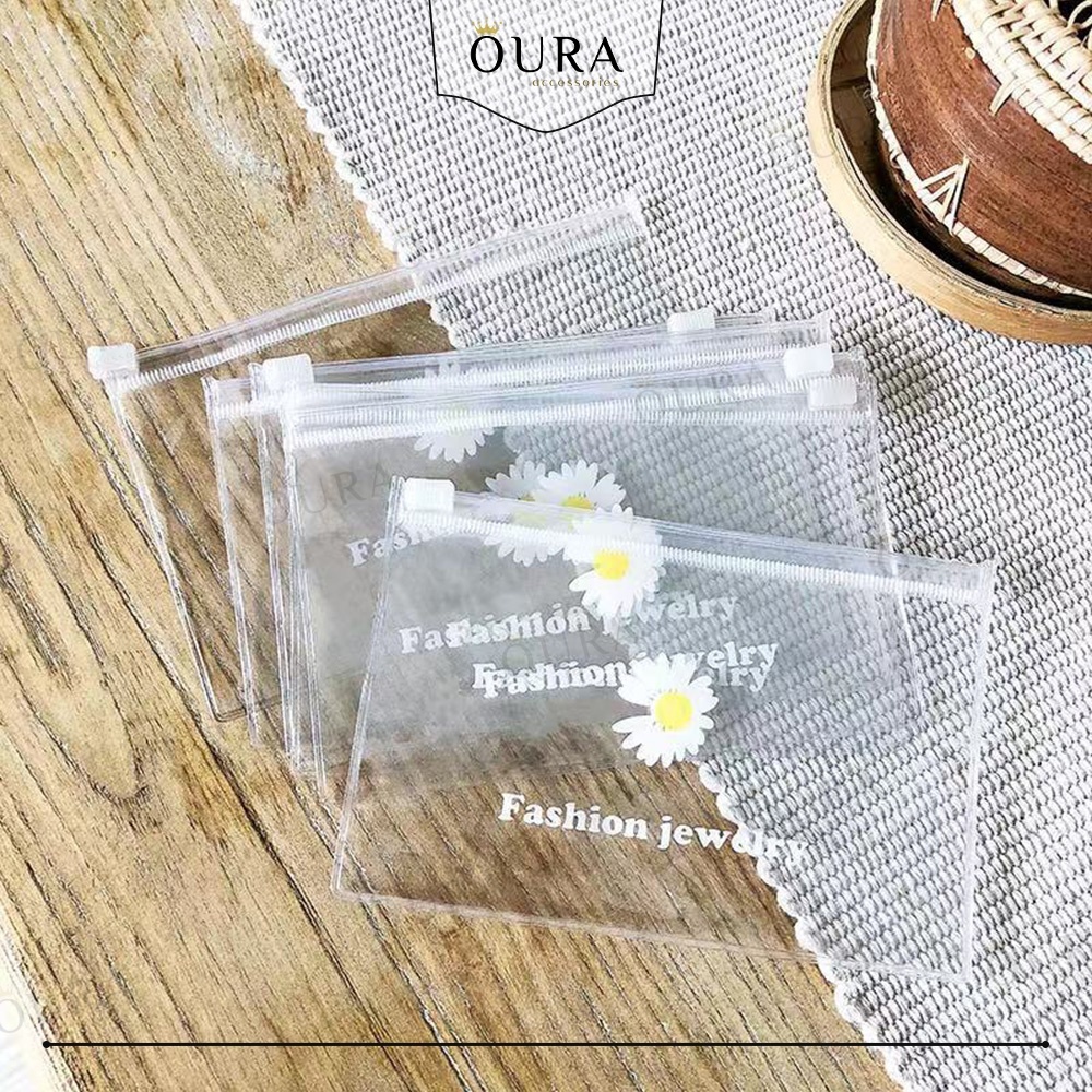Pouch Organizer Daisy Waterproof Tas Kosmetik Aesthetic