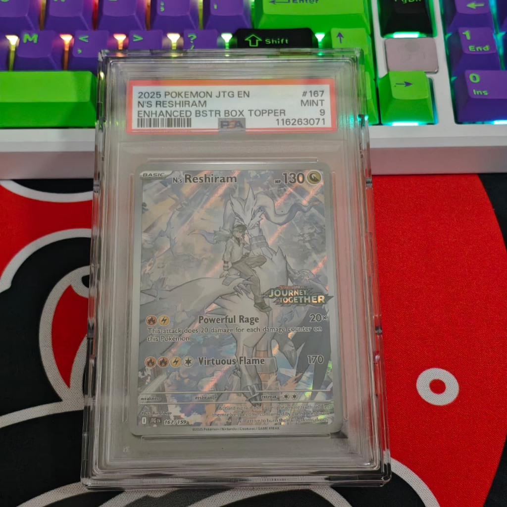 PSA 9 N RESHIRAM JOURNEY TOGETHER ENGLISH PSA 9