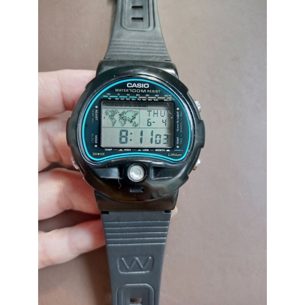 Vintage Casio TS-100 Digital Watch