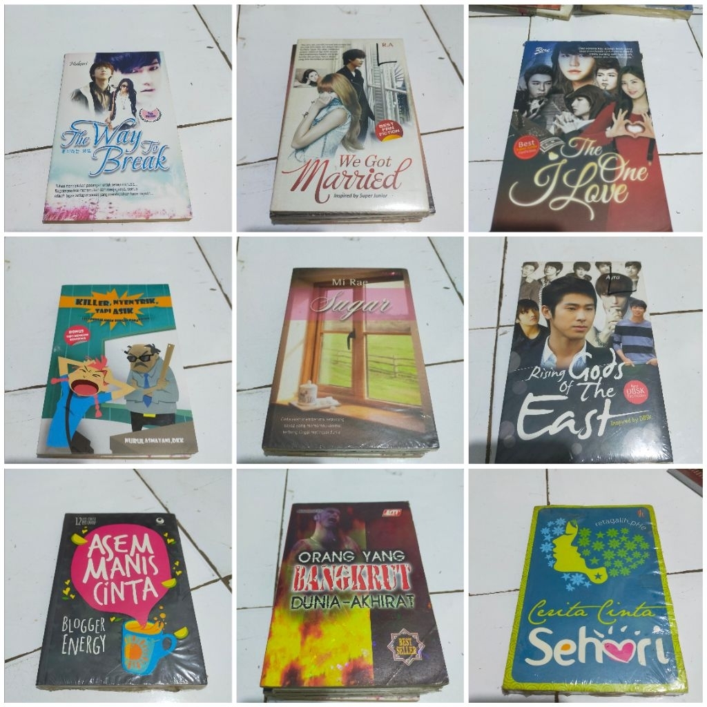 Novel The one I love / The way to break /We got married / Rising gods the aest / Sugar - Mi Rae / As