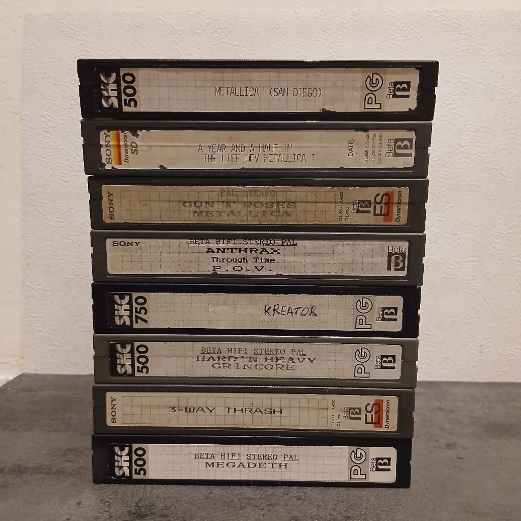 kaset betamax musik metal