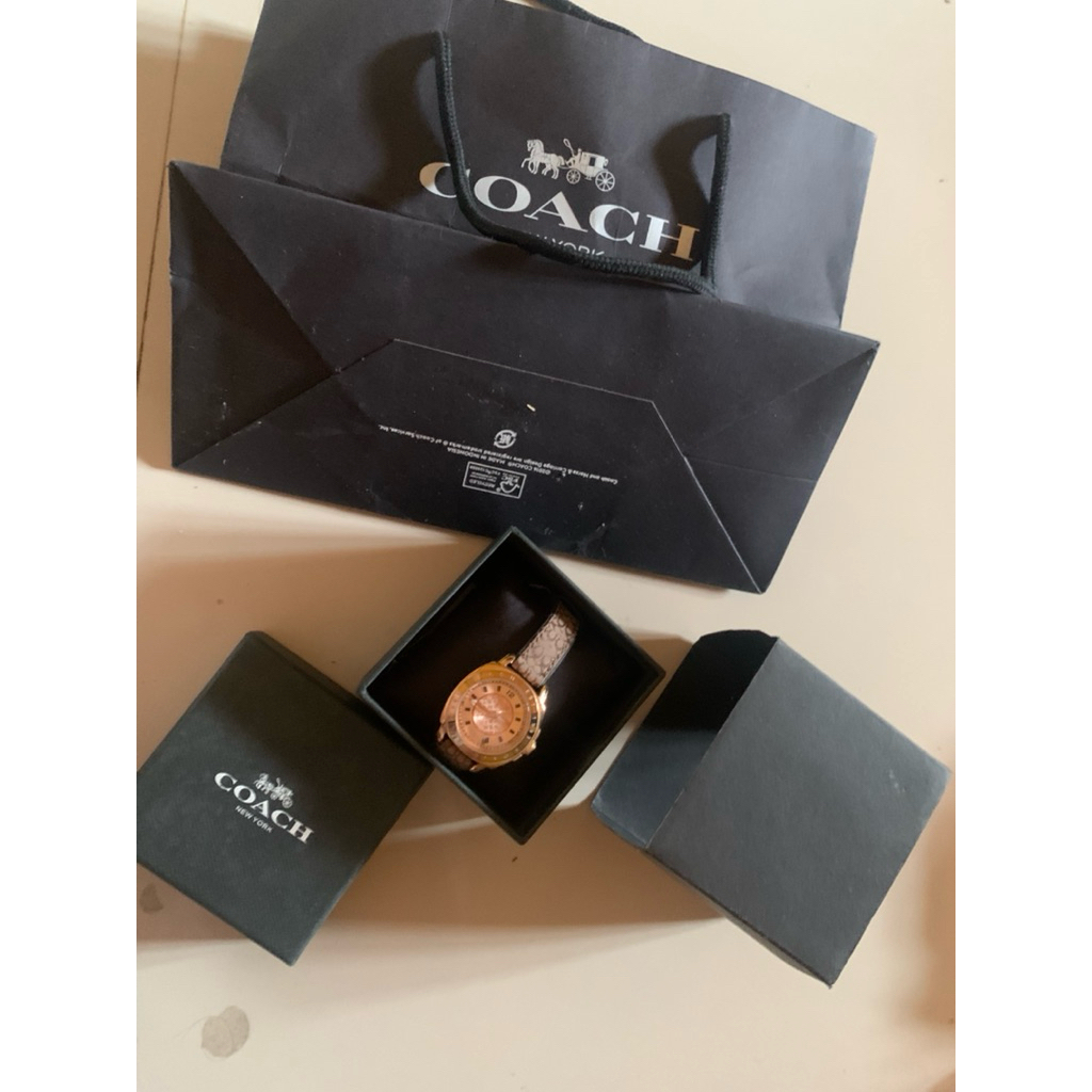 jam tangan coach preloved