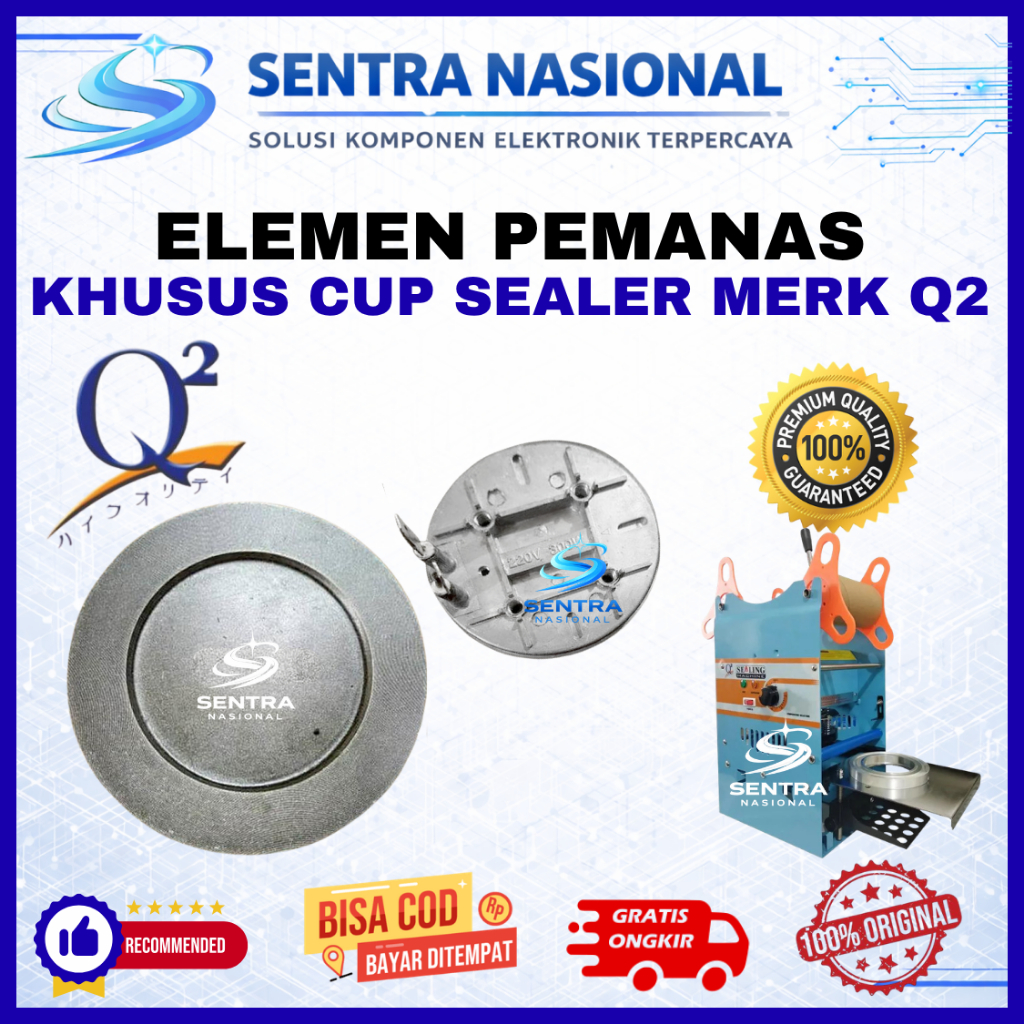 ELEMEN CUP SEALER KHUSUS MEREK Q2 CUP SEALER ORIGINAL | ELEMEN ALAT PRESS MINUMAN ASLI KHUSUS MERK Q