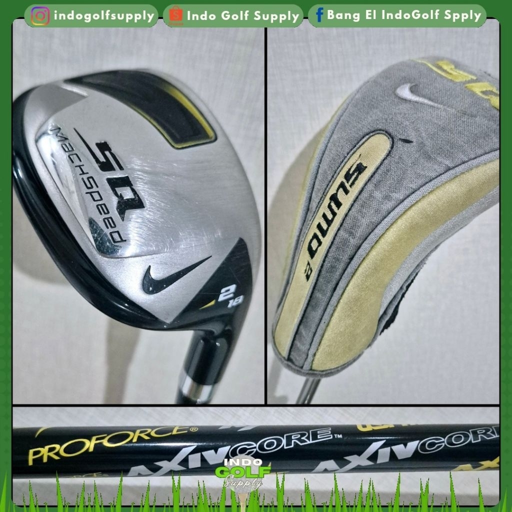 Hybrid 2 NIKE SQ Machspeed 18 Derajat Rajanya Moment of Inertia - Stick Golf Ori