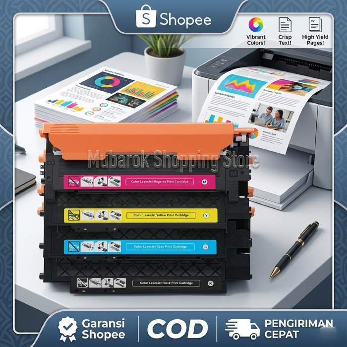 Laser Toner 119A Compatible  Toner Cartridge 119A Kompatibel untuk Printer HP