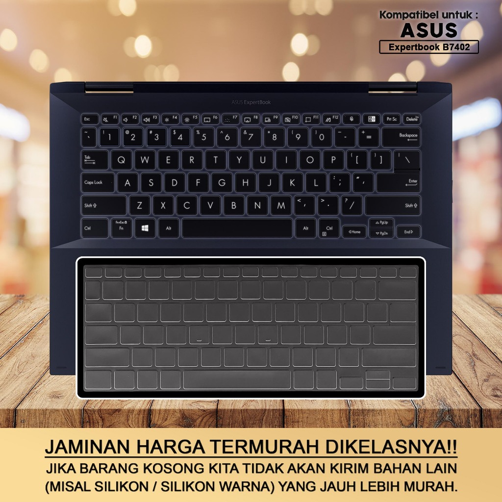 Keyboard Protector Cover Kompatibel untuk Asus ExpertBook B7 B7402 B7402F B7402FB B7402FBA B7402FE B