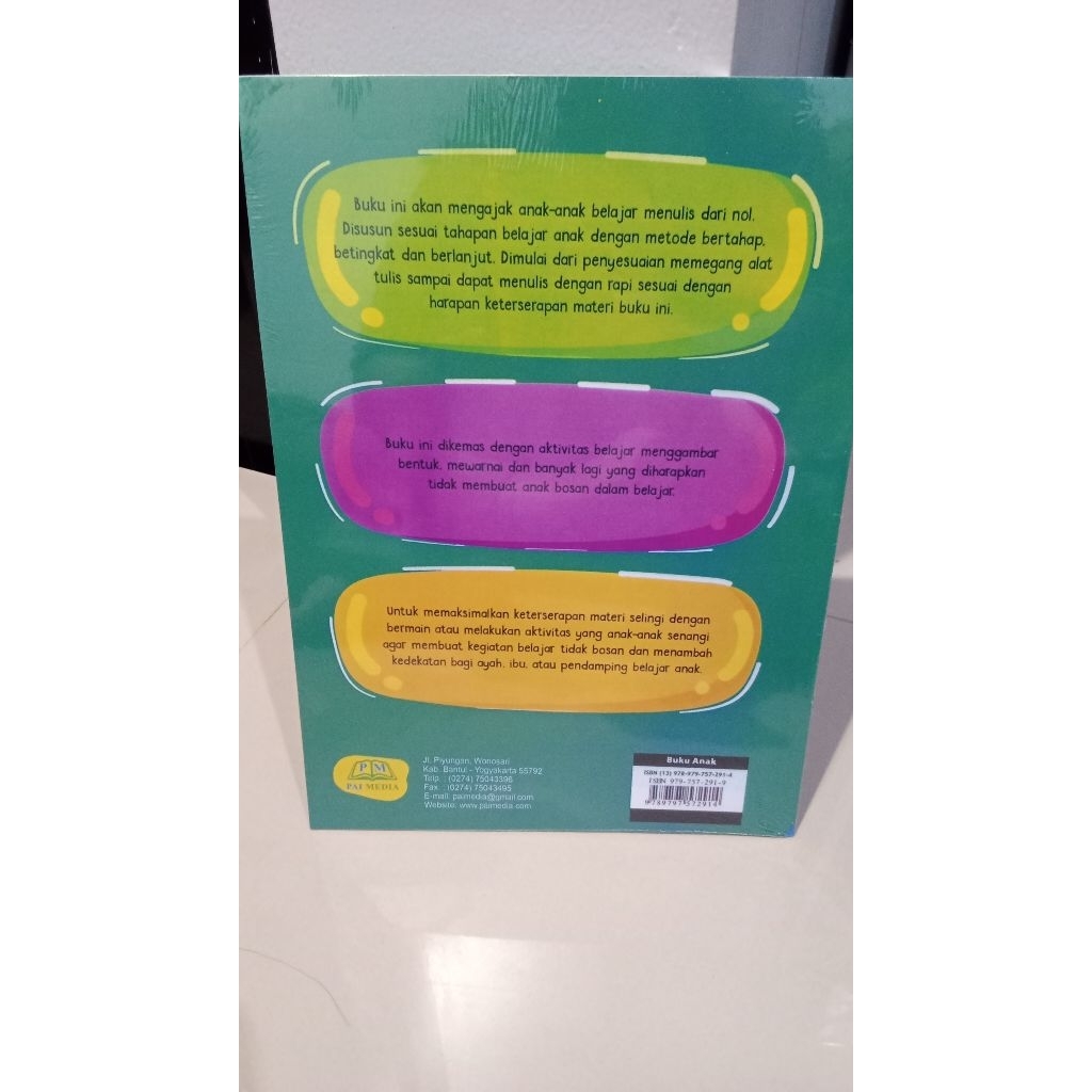 BUKU TK SD PANDAI MENULIS DENGAN RAPI UN