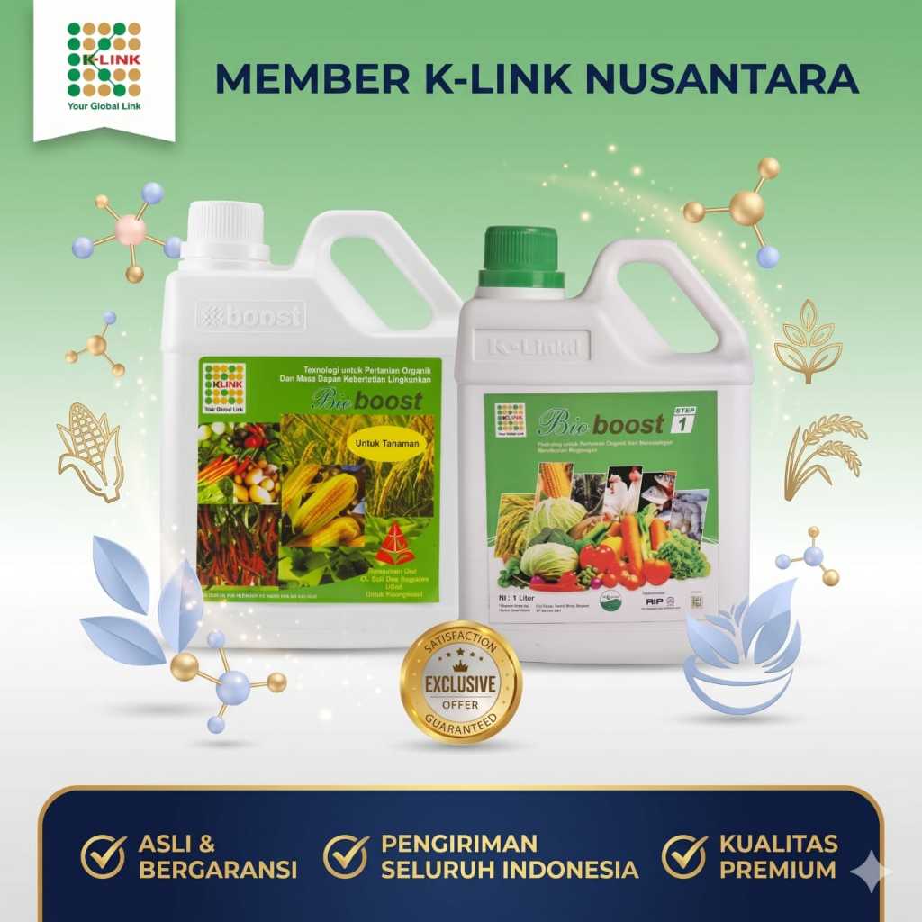 Bio Boost Pupuk Cair Organik Original K-LINK K-BioBoost All Variant Isi 1 Liter