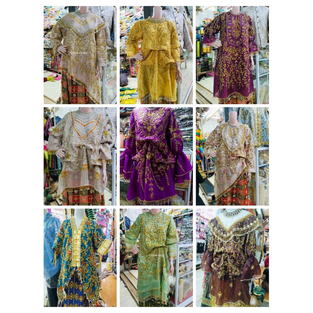 Baju pengantin payet, baju lakbu adat bugis Makassar, baju pengantin payet