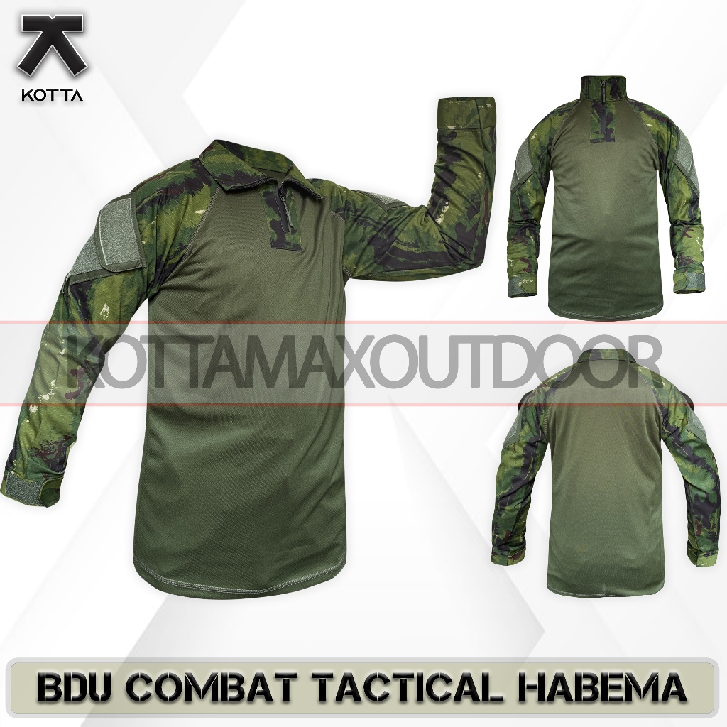 Kaos BDU Tactical Loreng Habema Army Outdoor Touring Adventure - Loreng Habema