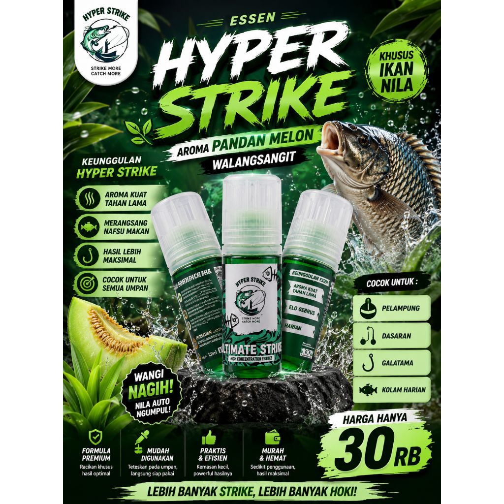 Essen Gacor Khusus Ikan Nila HYPER STRIKE