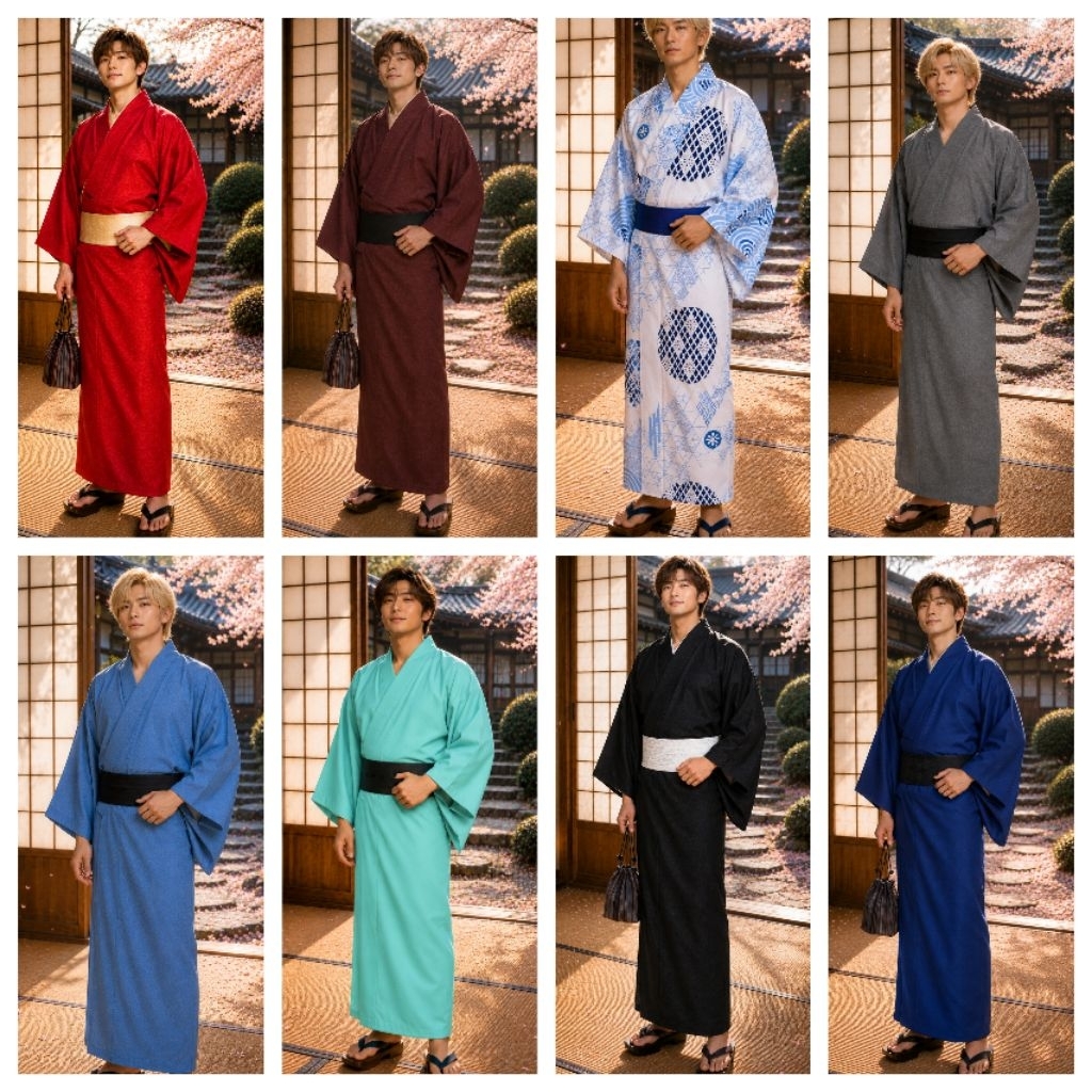 yukata kimono Jepang pria
