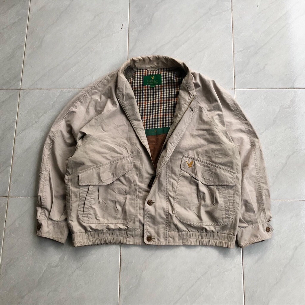 VTG HARRINGTON JACKET BOXY LYLE & SCOTT