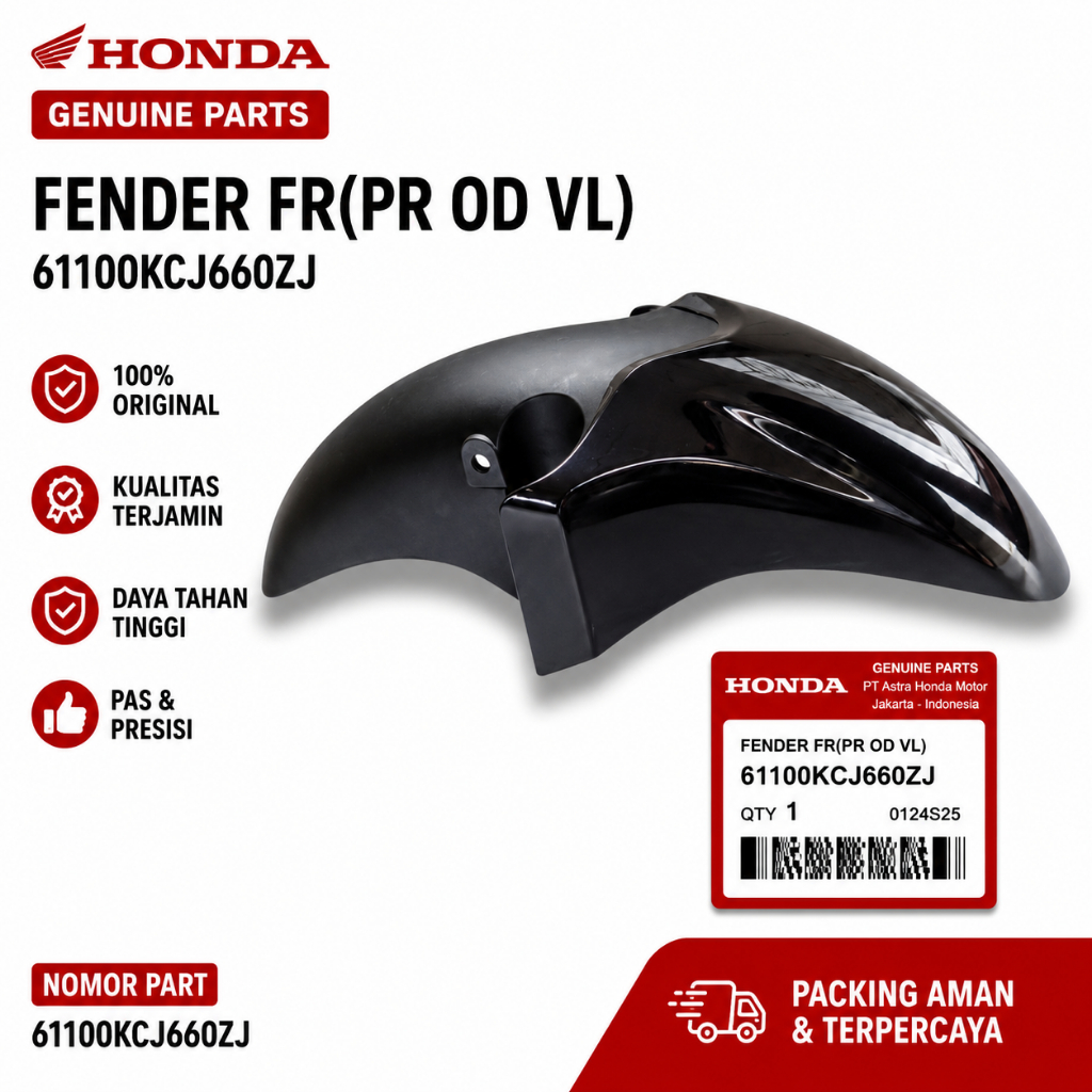 Spakbor Depan Hitam UNGU Violet – Tiger Revo 61100KCJ660ZJ ORI