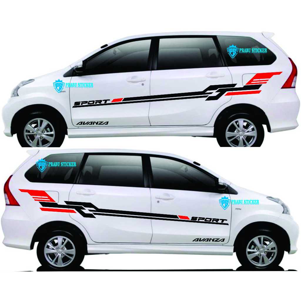 PROMO STICKER MOBIL SAMPING AVANZA/XENIA TERBARU STICKER BODY SAMPING AVANZA XENIA