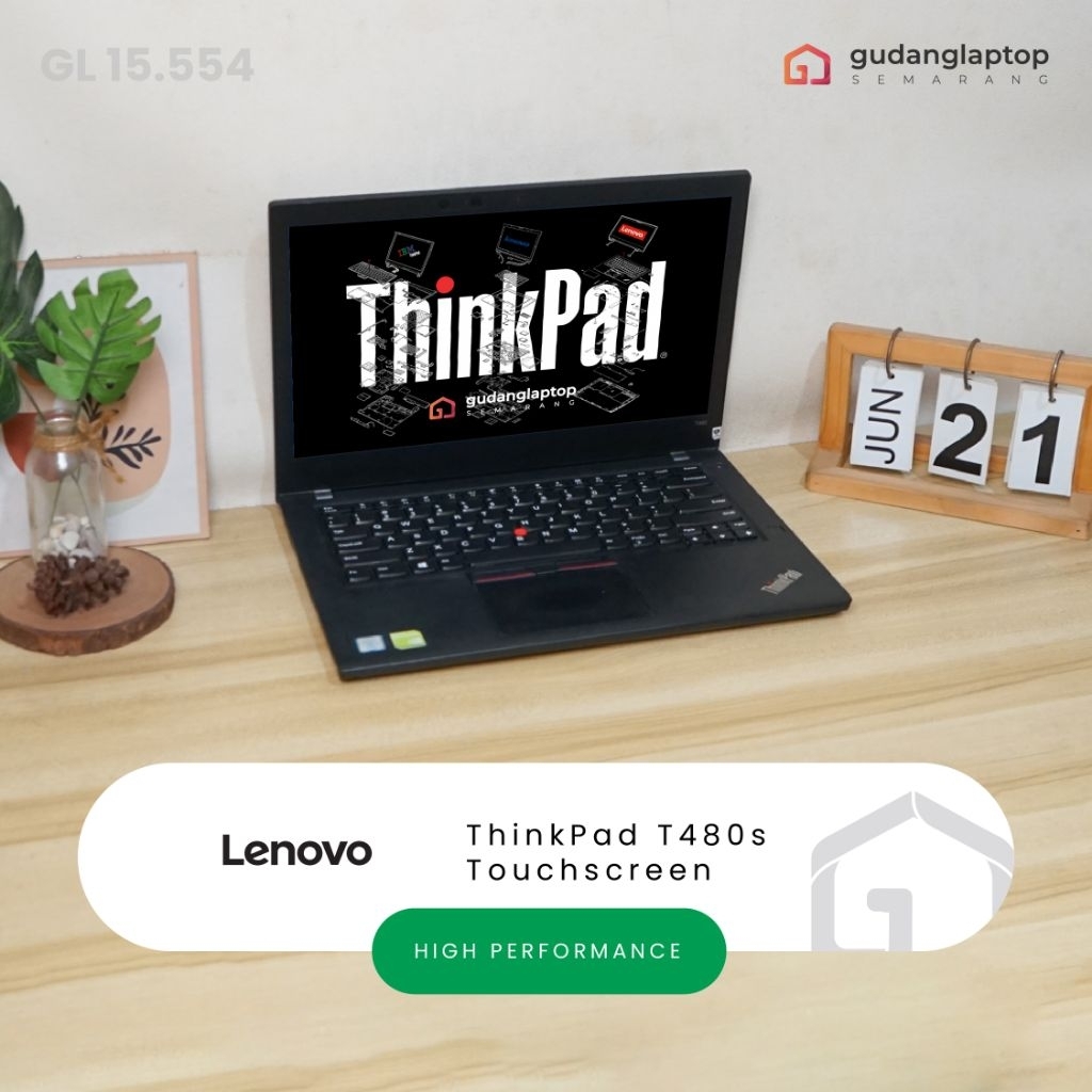 ThinkPad T480s Touchscreen intel i7 8/256GB SSD MX150 gl15554