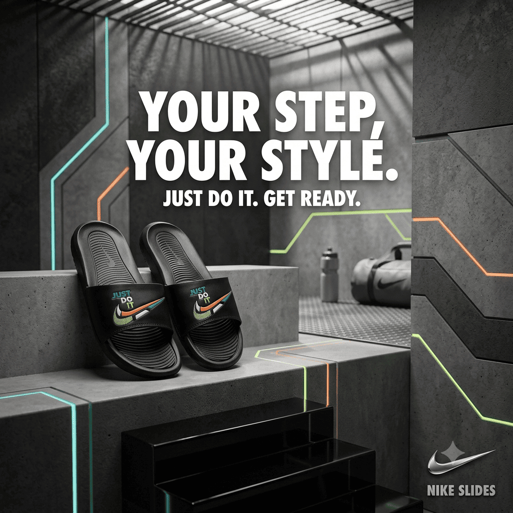 Sandal Victory One Slide SLIP ON SANDAL Logo Embosh