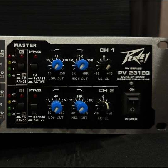 EQUALIZER PEAVEY PV 231 / PV231 (2 x 31 Channel) EQUALISER Eq SECOND