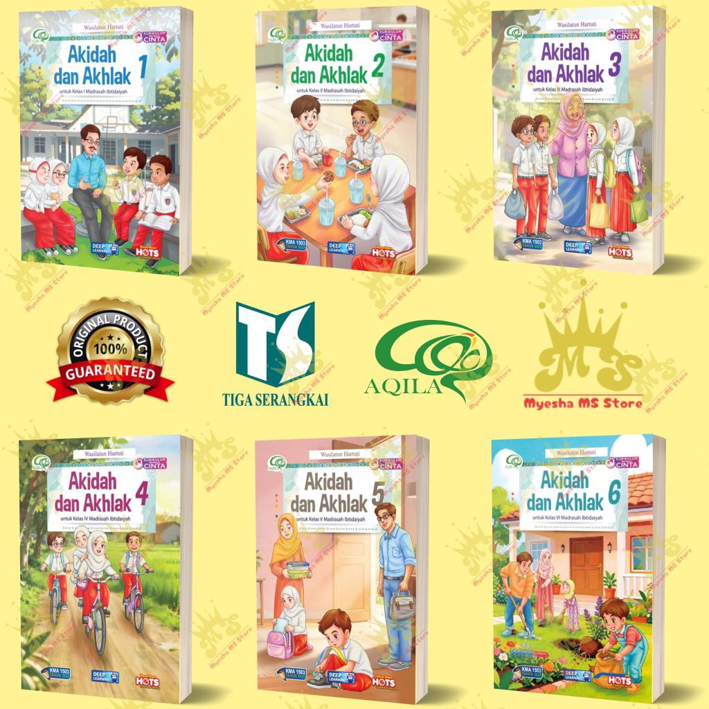 Akidah Dan Akhlak KMA 1503, KBC Kurikulum Berbasis Cinta kelas 1,2,3,4,5,6 (Tiga Serangkai)