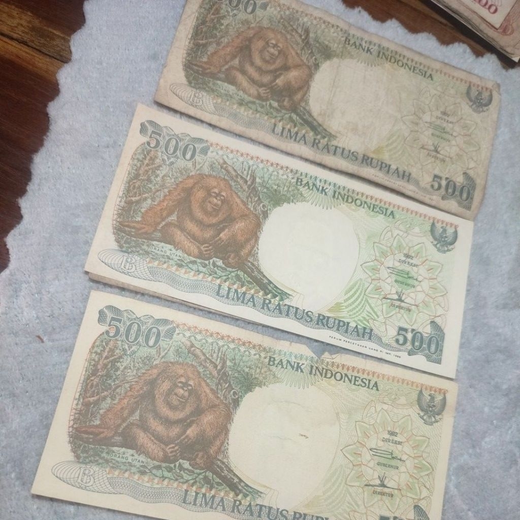 uang kuno 500 rupiah indonesia 1992