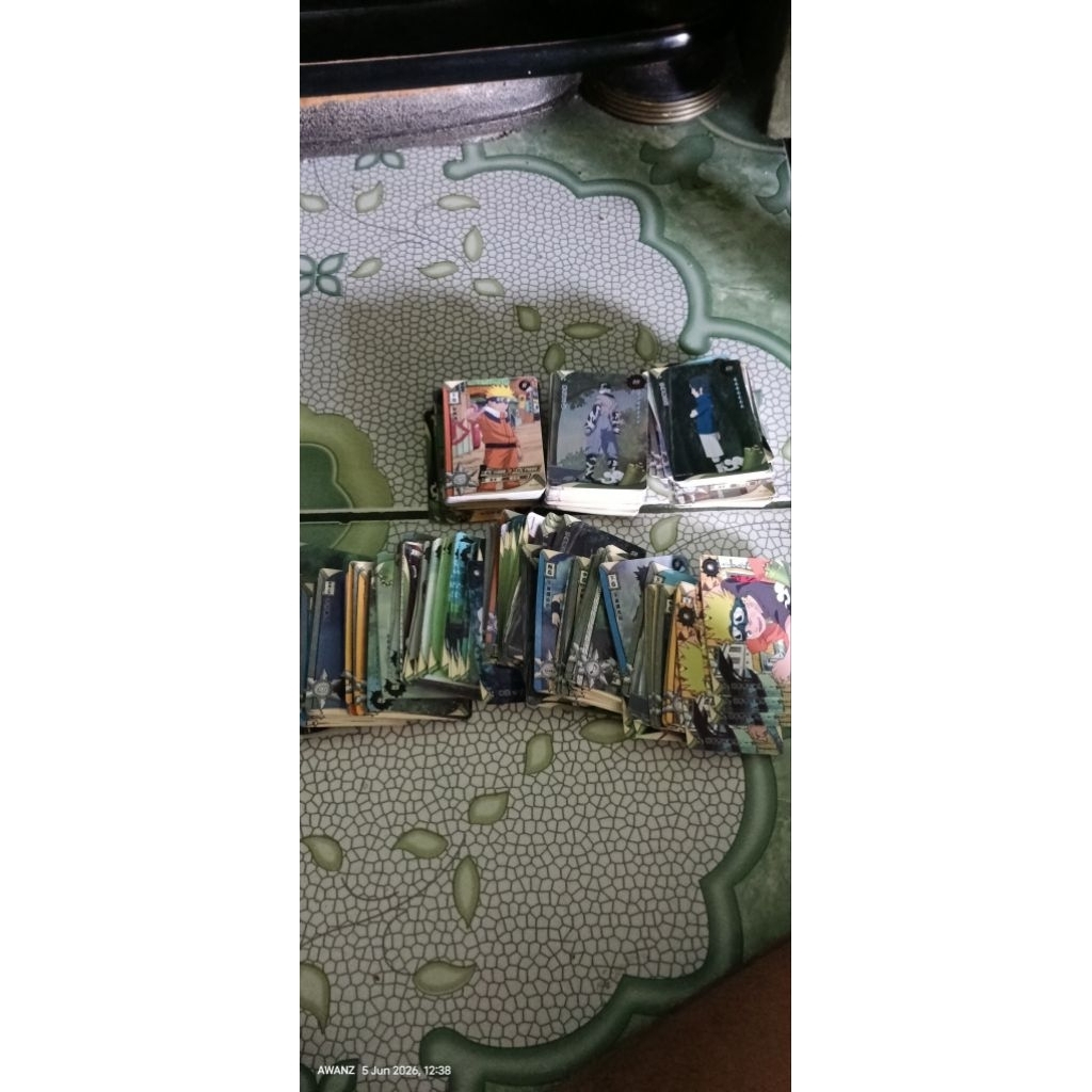 kartu bulk naruto 1kg bekas