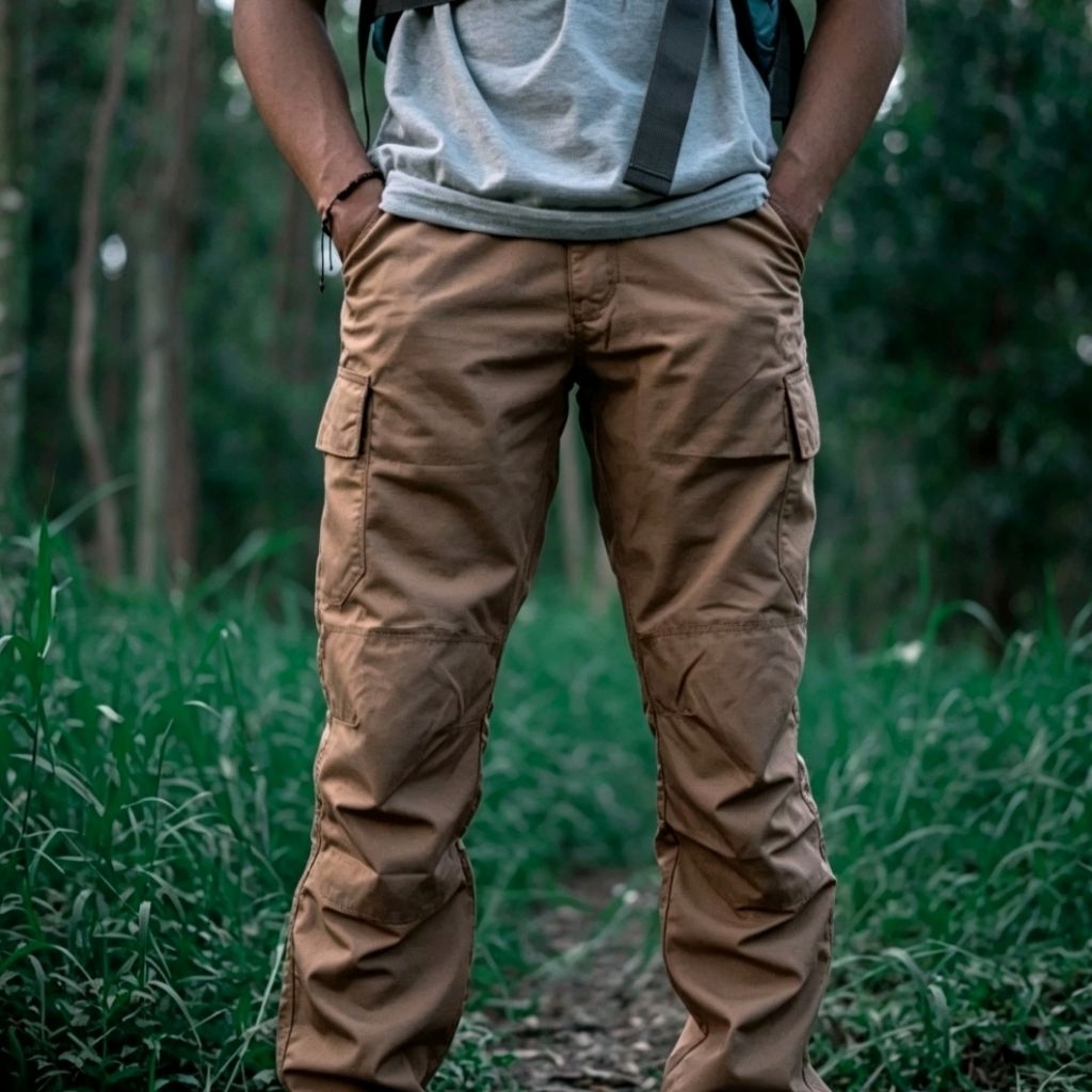 Celana panjang Fellasky Mohican - Celana Cargo outdoor pria wanita