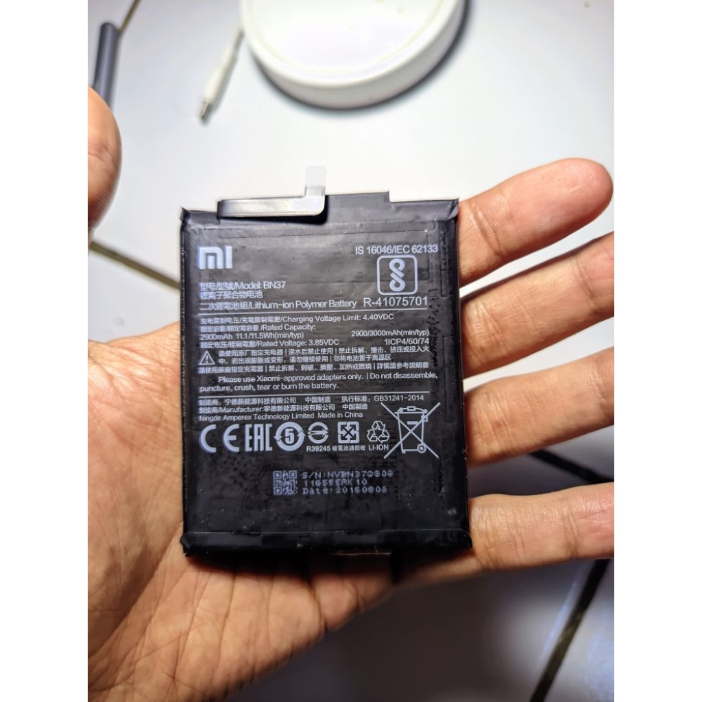 Batre redmi 6a ( Copotan )