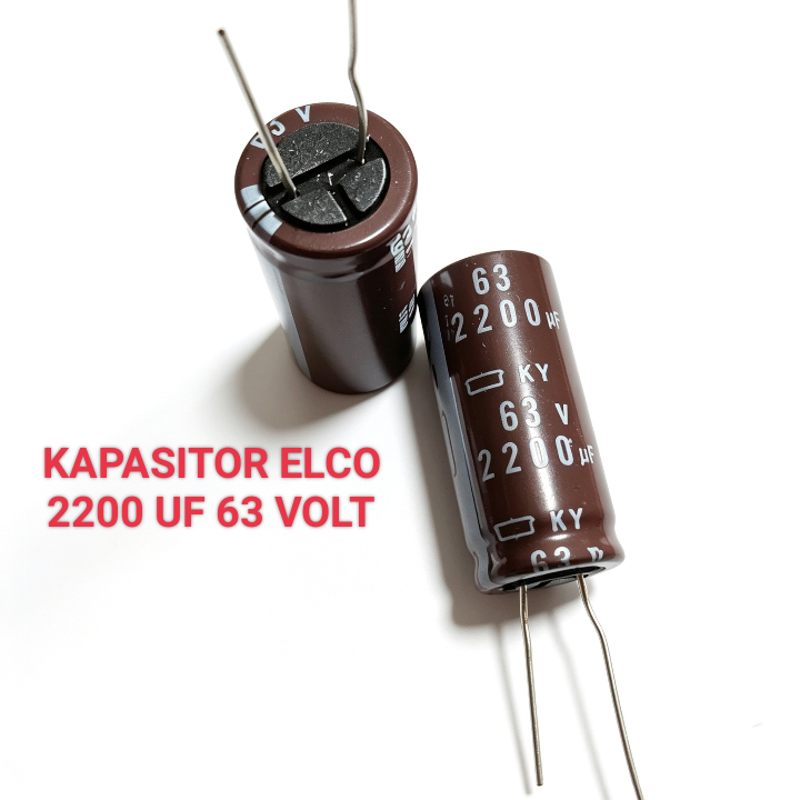 Kapasitor Elko 2200 Uf 63 Volt Capacitor Elco 2200uf 63V
