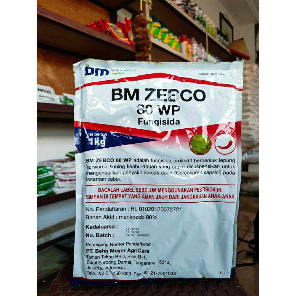 Fungisida BM ZEBCO 80WP - 1KG