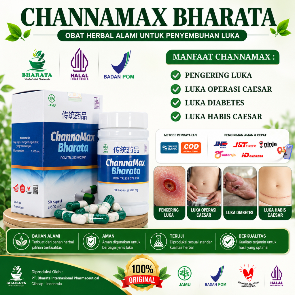 Obat Luka Pasca Operasi - Obat Pengering Luka - Obat Luka Cina Pasca Operasi - Channamax Bharata