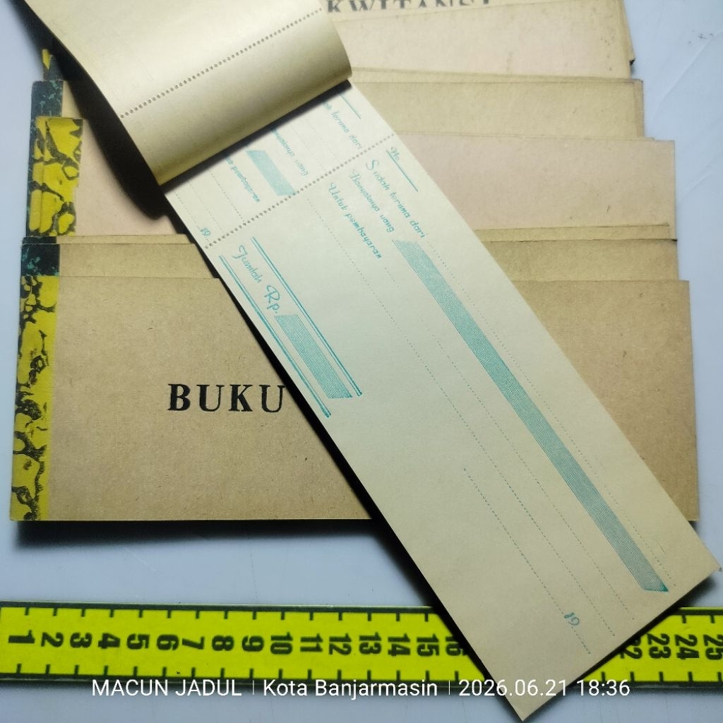 BUKU KWITANSI JADUL, BUKU KWITANSI ERA90AN, NOSTALGIA 90AN