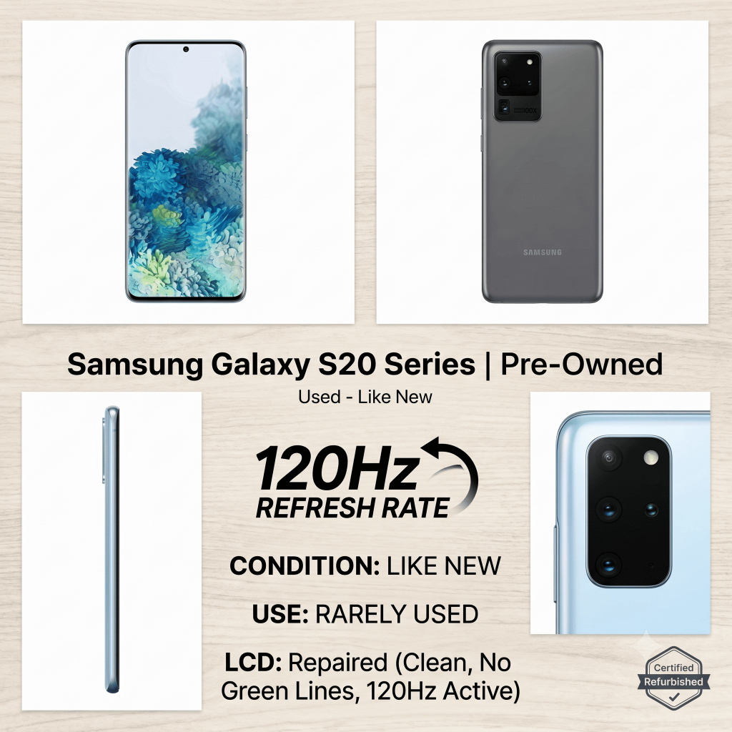 Samsung Galaxy S20+ S20 Plus Second Mulus No Green Line