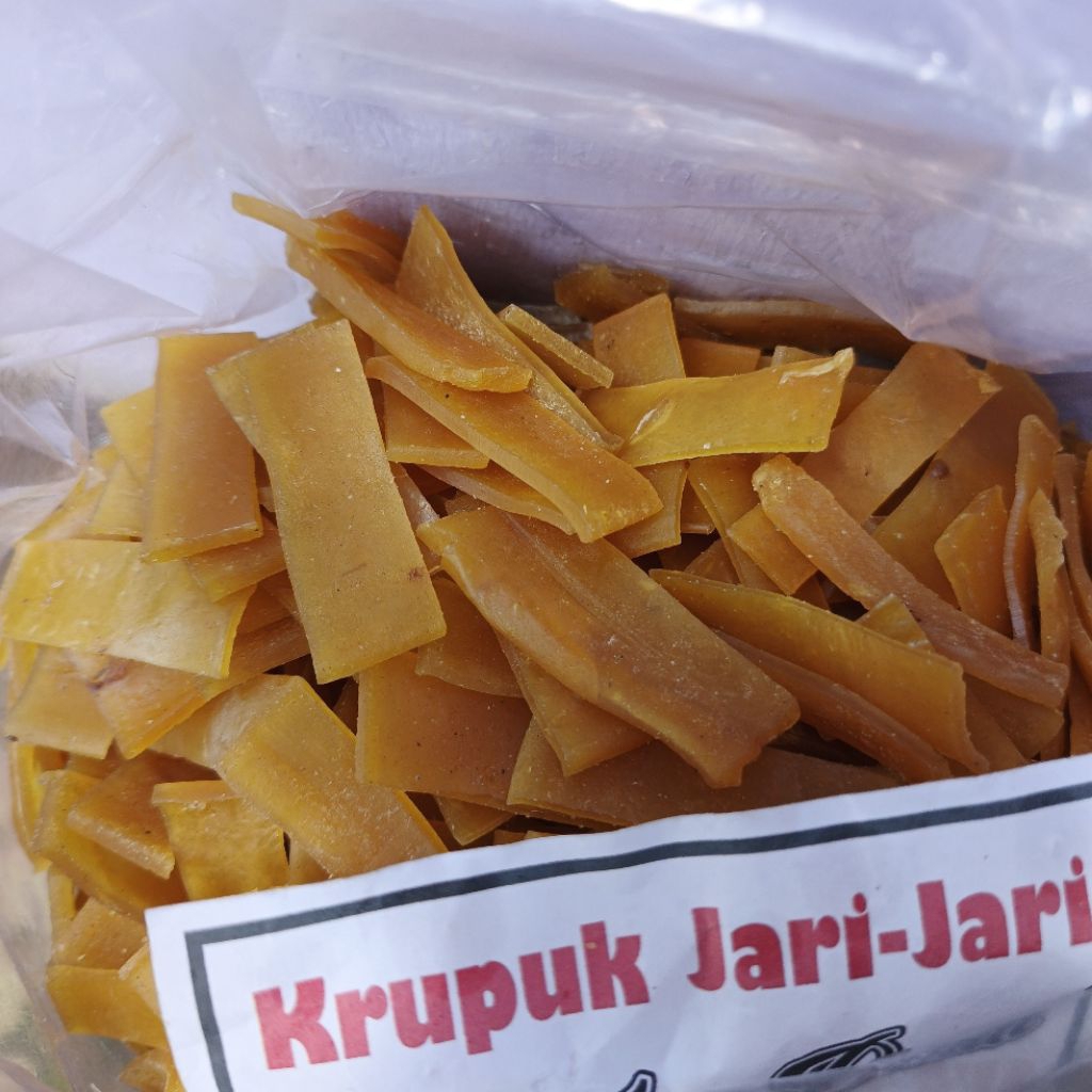 Kerupuk Mentah Jari 1kg | Kerupuk Jari Original Banyuwangi