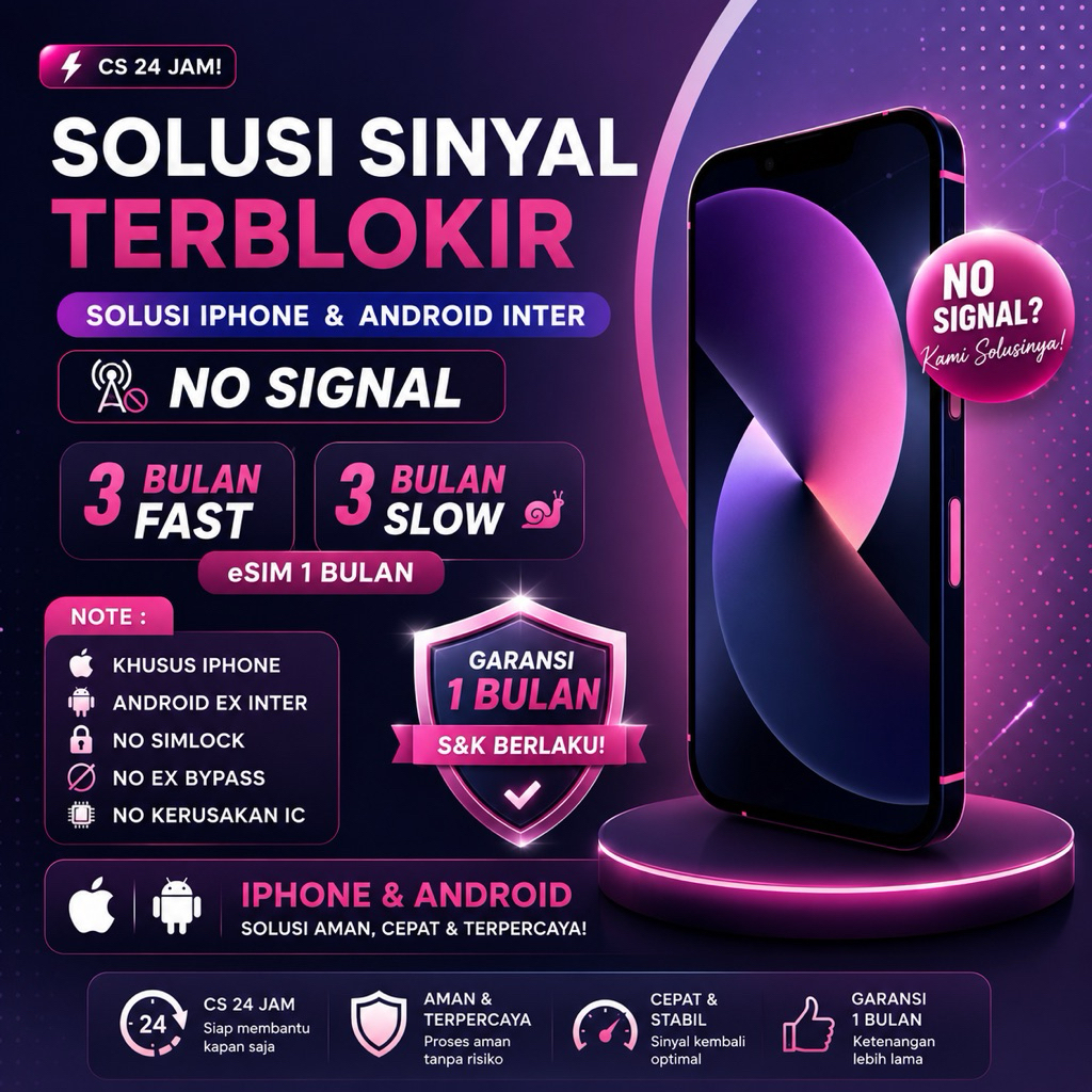 eSIM Solusi Sinyal Hilang iPhone Ex Inter