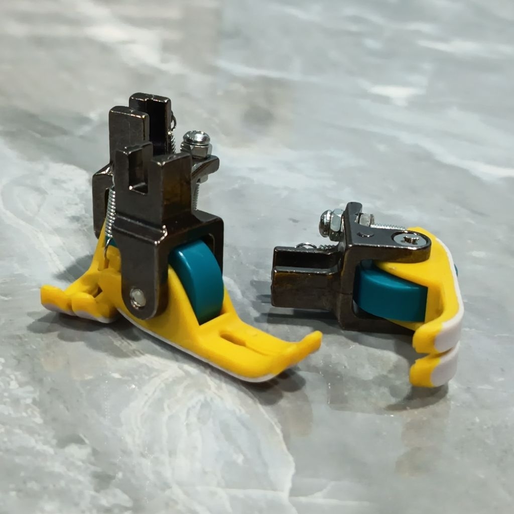Sepatu teflon mesin jahit T351 roda halus – presser foot anti lengket untuk bahan licin kulit plasti