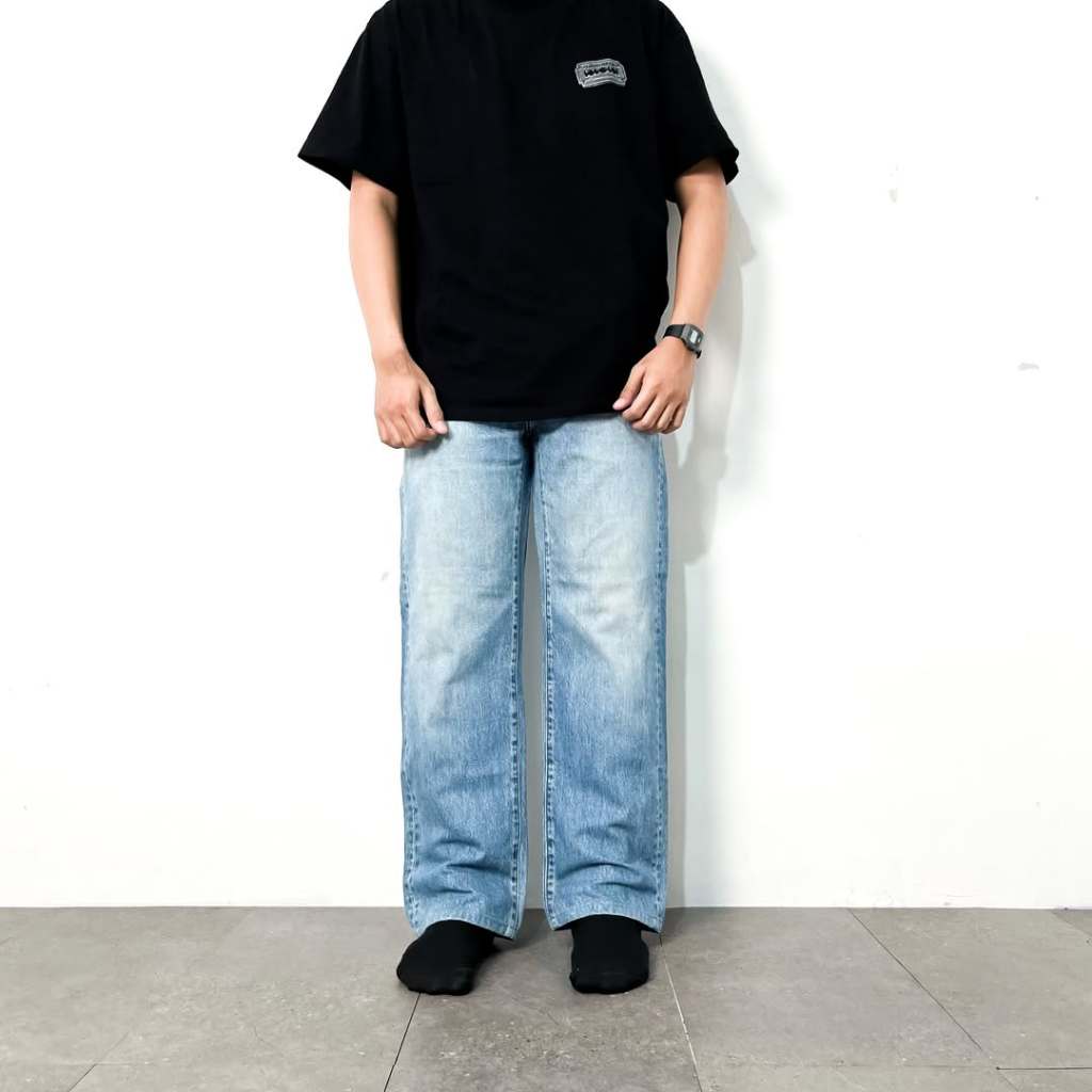 cuanwell - UNQLO BLUE REG JEANS (LM15)