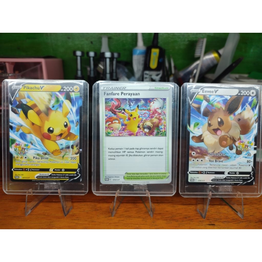 Kartu Pokemon Fanfare Perayaan Original