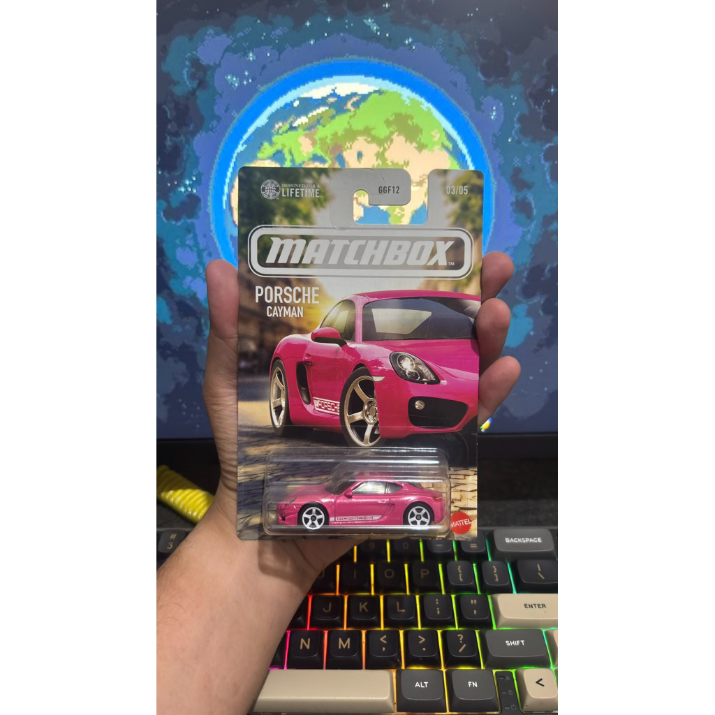 Matchbox Porsche Cayman Pink
