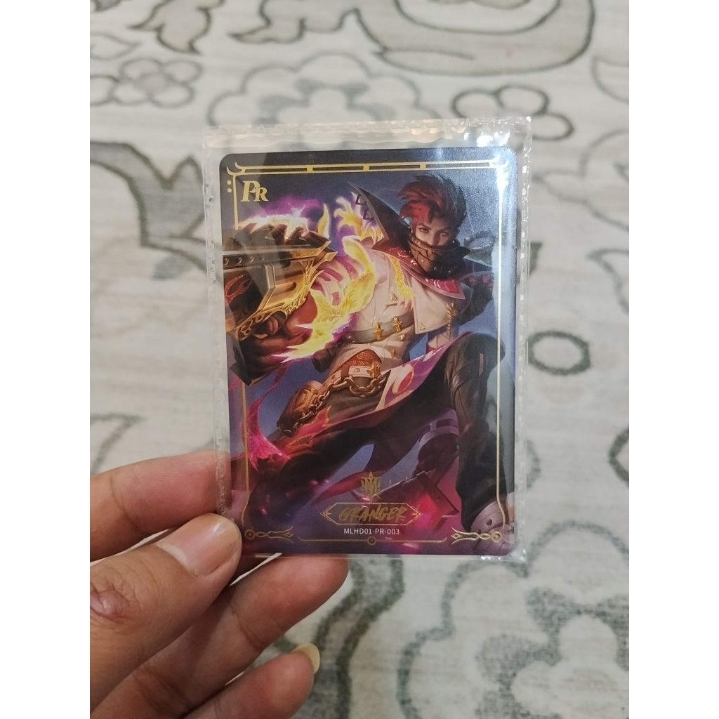 Kartu Granger (Skin Exorcist) dengan kode seri MLHD01-PR-003 Mobile Legends Premium Rare