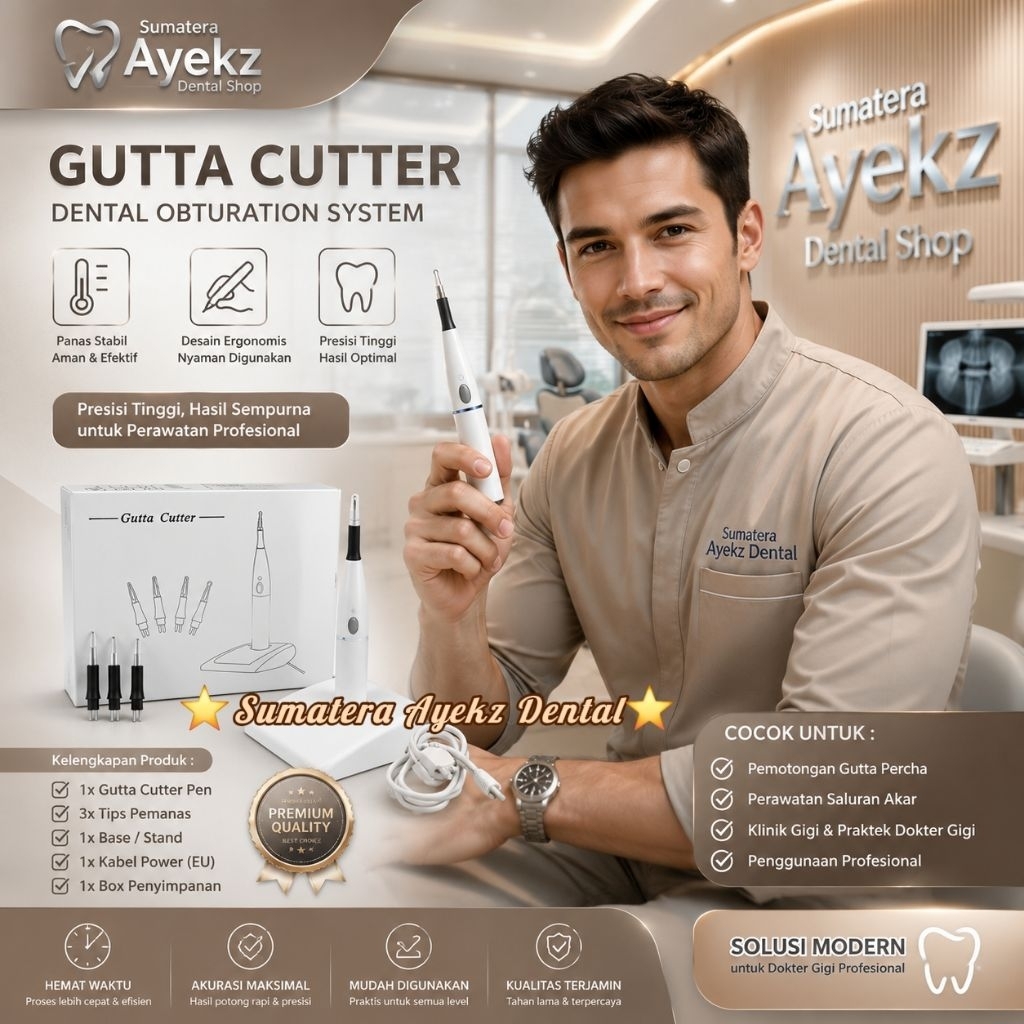 Dental Cauter Mini Gutta Pemotong Gutta Percha