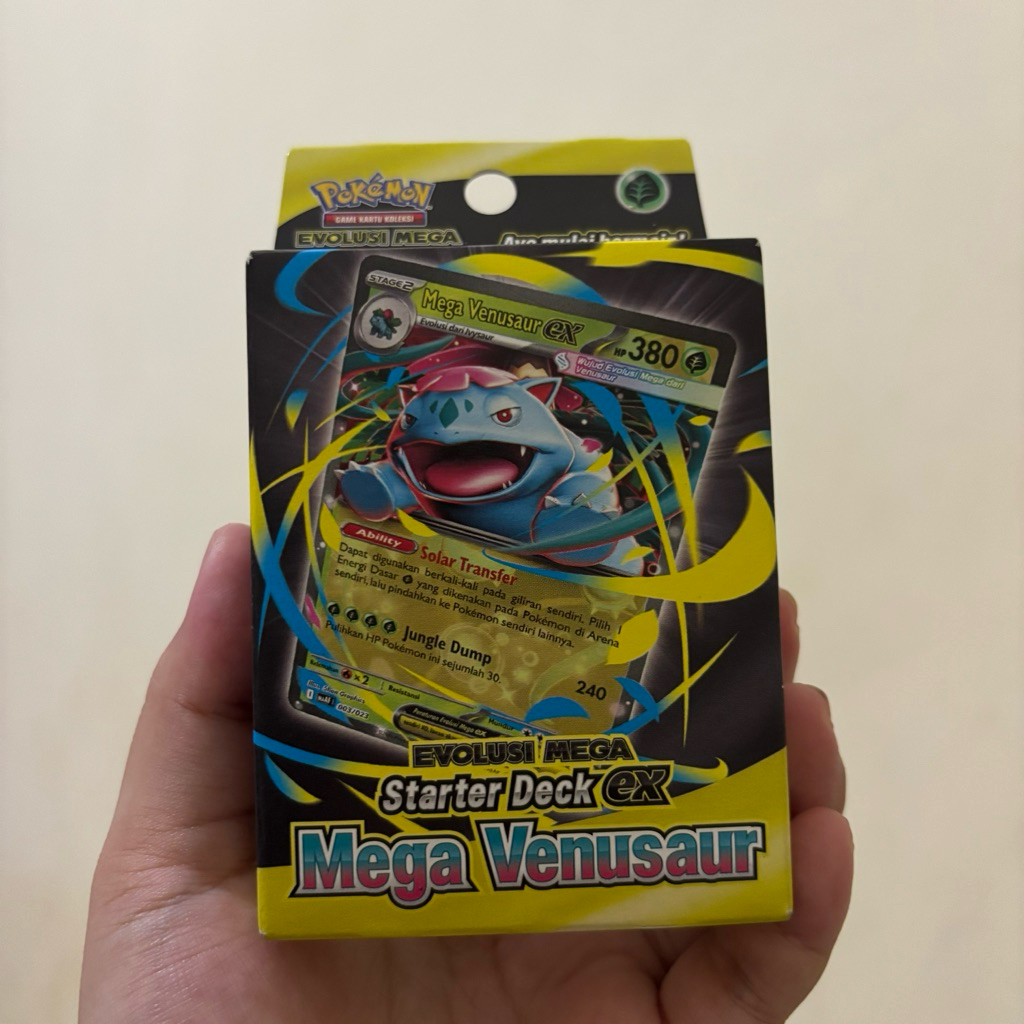 Starter Deck Mega Venusaur - Pokemon TCG Evolusi Mega