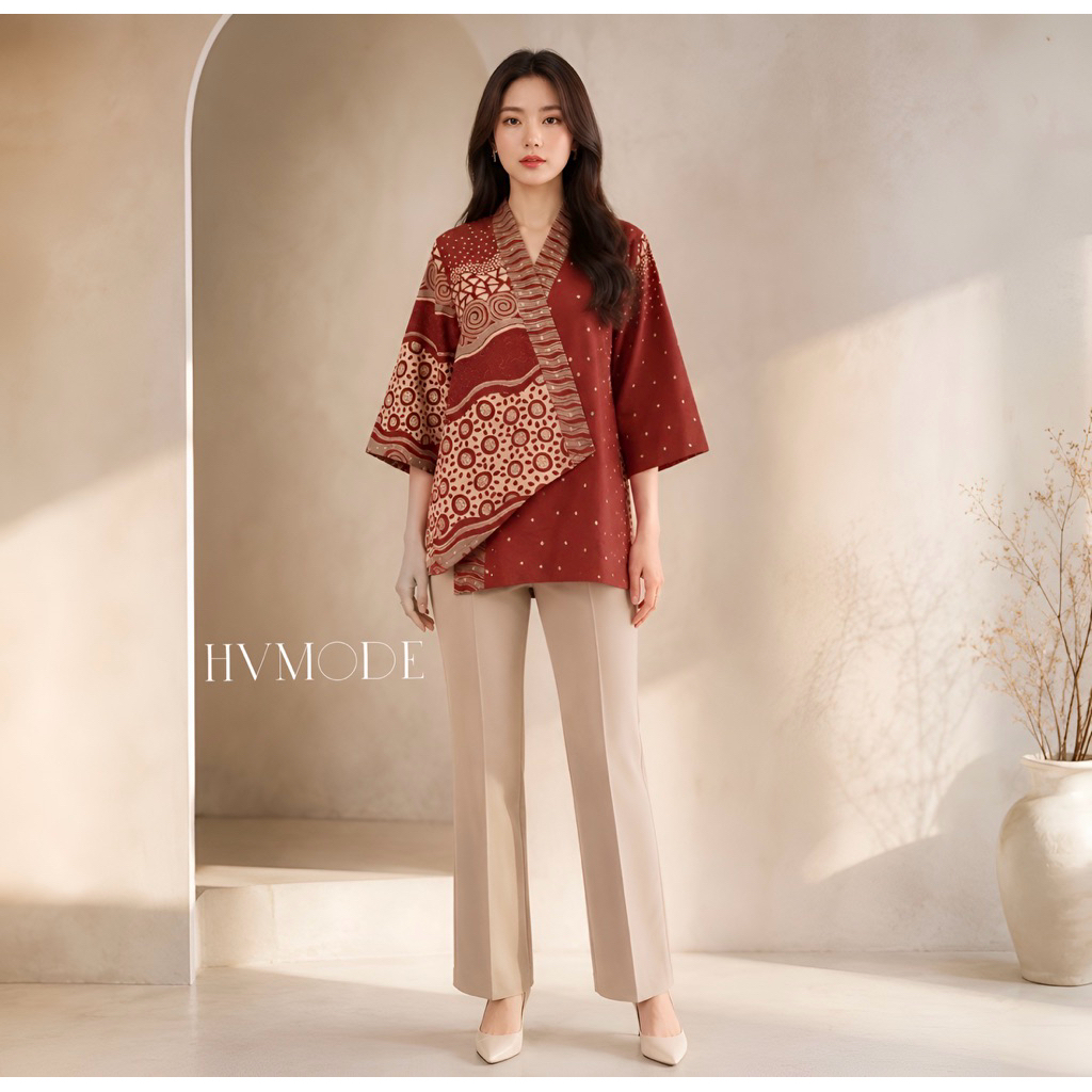 Atasan Batik - Kimono - Trikot  Dolbi - Johana batik