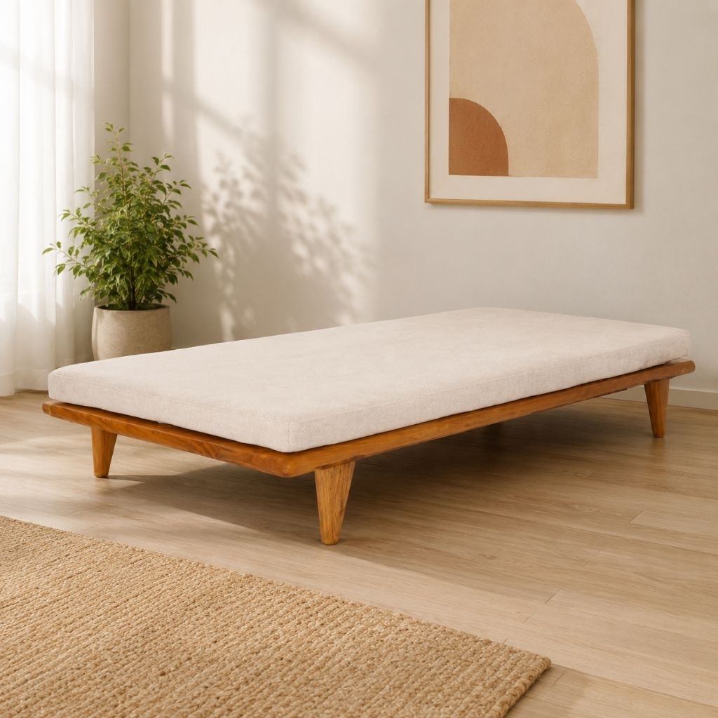 divan tempat tidur/divan kayu minimalis
