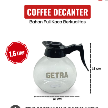 Coffee Decanter Getra Teko Kopi Getra