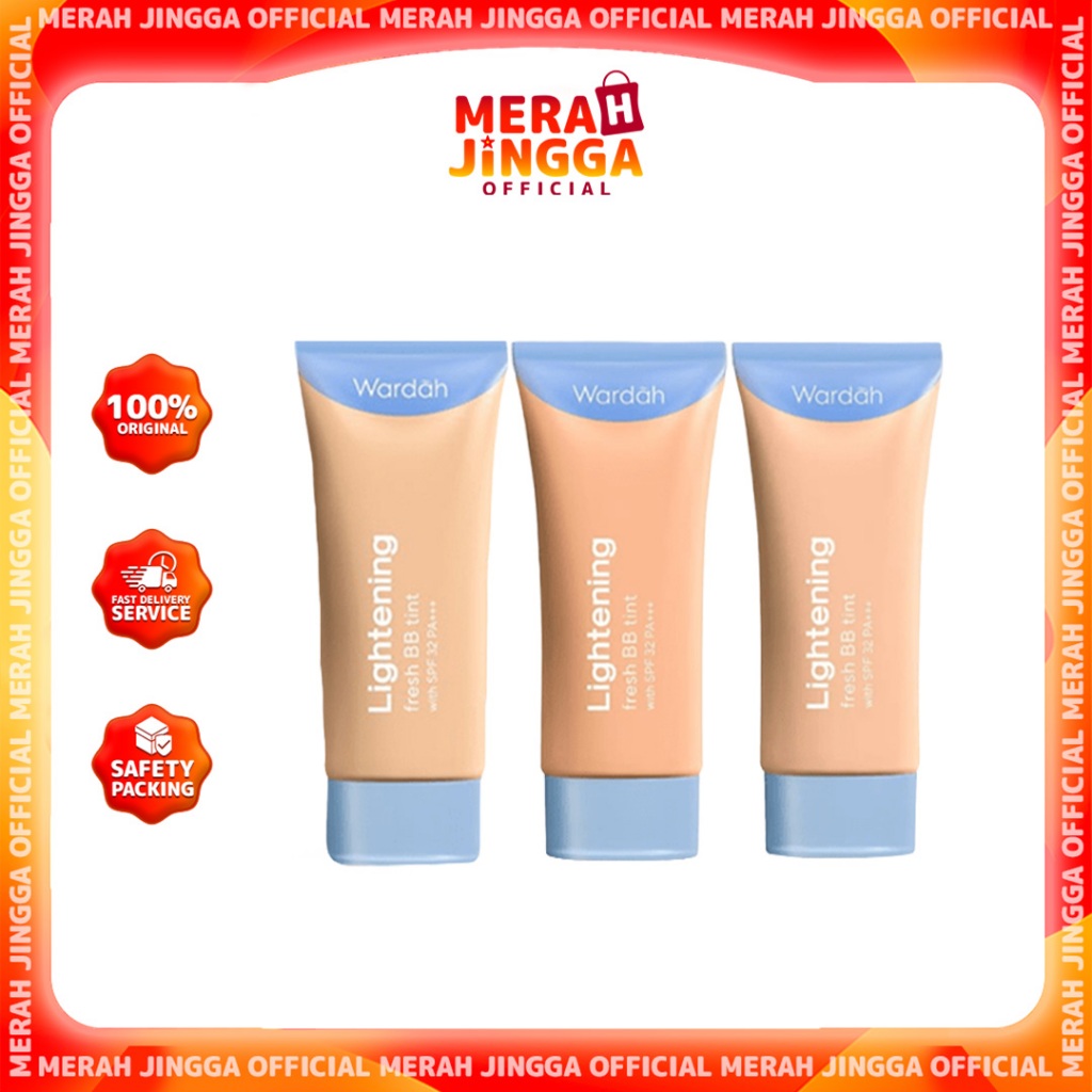 Wardah Lightening Fresh BB Tint 30ml | Merah Jingga Official