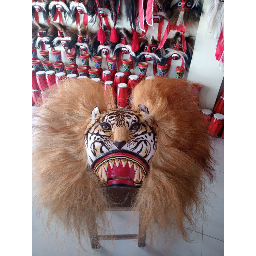 kepala reog UK.40/kepala dadak merak