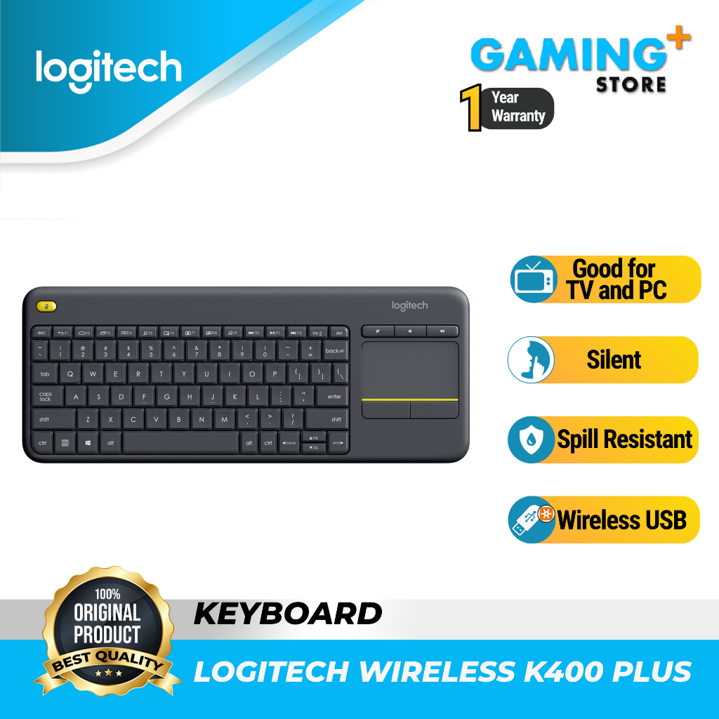 Logitech Wireless Keyboard K400 / K 400 Plus